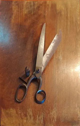 Tijeras de sastrería antiguas