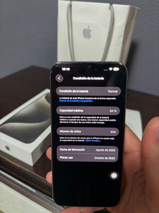 iPhone 15 Pro Max 256GB Plata