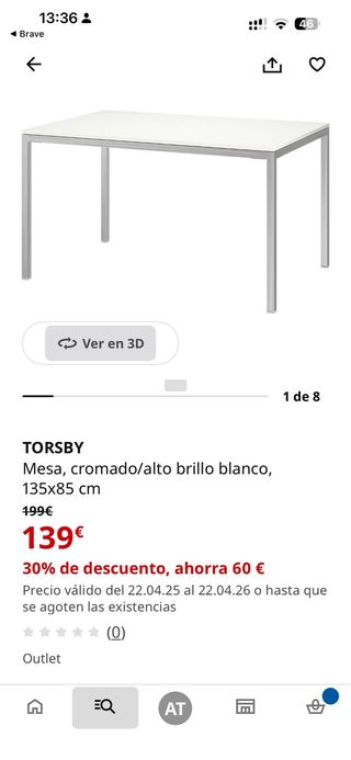 Mesa IKEA TORBSY