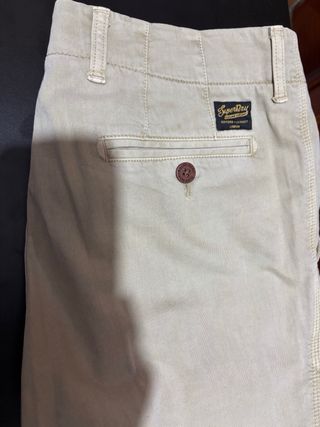 Pantalón Chino Superdry Beige