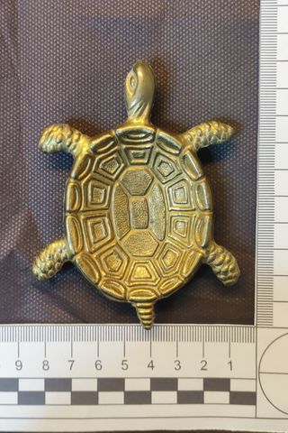 Set 5 posaceneri animali in ottone