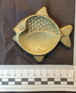 Set 5 posaceneri animali in ottone