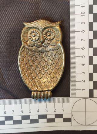 Set 5 posaceneri animali in ottone