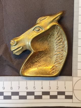 Set 5 posaceneri animali in ottone