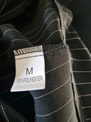 Pantaloni Gessati Neri Office Siren Style