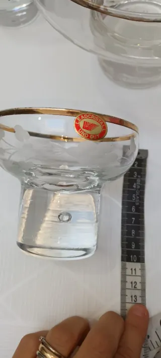 Coppe bicchieri vintage