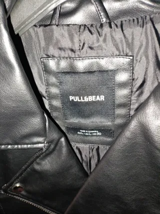 Chaqueta efecto piel