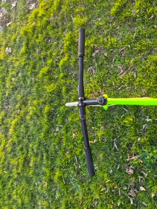 Bicicleta Fixie (O NO) Verde Neón Ligera