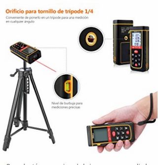 ◆NUEVO◆ Medidor Laser Tacklife (40, 60 o 80 m)