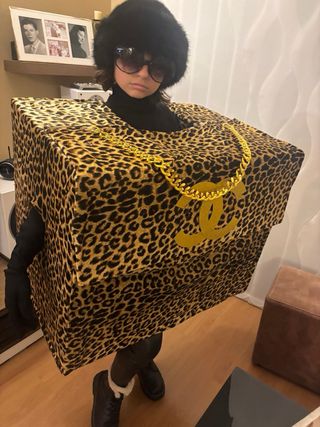 Disfraz Bolso Chanel Leopardo Talla Única