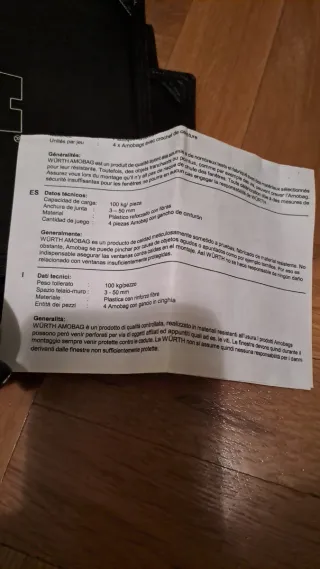 Cojines de aire infalible amobag Wuth,