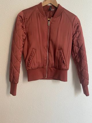 Cazadora bomber dusty rose