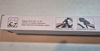 Adaptador de cuadro para portabicicletas regulable