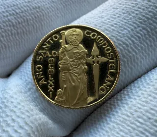 Medaglia d'oro Anno Santo Compostelano