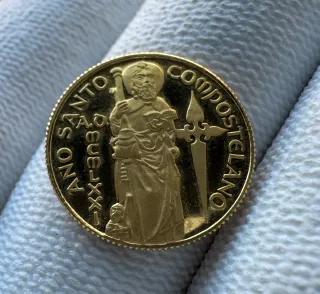 Medaglia d'oro Anno Santo Compostelano