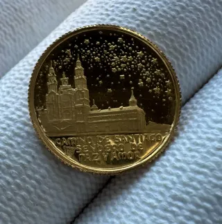 Medaglia d'oro Anno Santo Compostelano