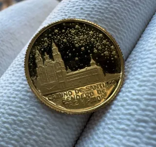 Medaglia d'oro Anno Santo Compostelano