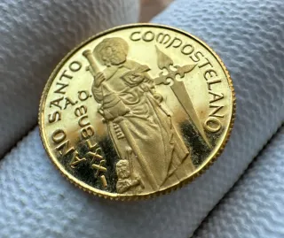 Medaglia d'oro Anno Santo Compostelano