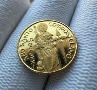 Medaglia d'oro Anno Santo Compostelano