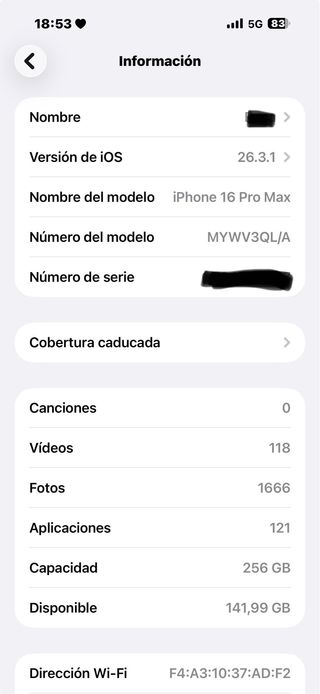 iPhone 16 Pro Max Negro/Gris