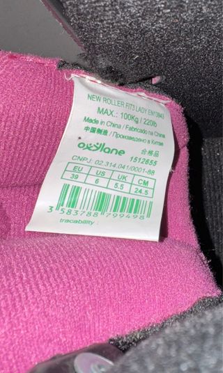 Patines en línea Oxelo mujer talla 39