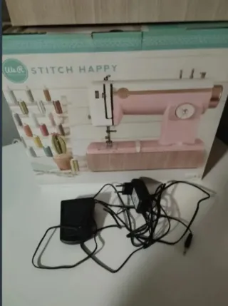 Máquina de coser Stitch Happy rosa