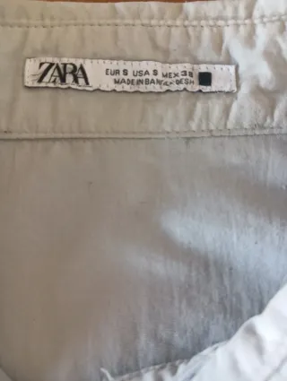 Camicia Zara Grigia taglia S Oversize