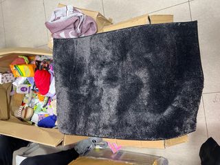 Alfombra Antideslizante Gris Carbón