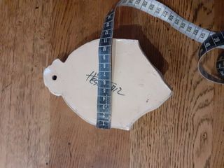 Benditera cerámica flores pintadas