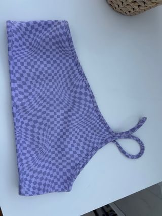 Crop top lila Pull&Bear