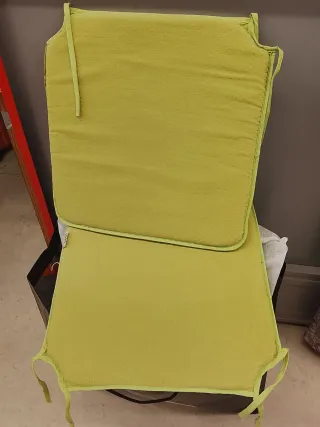 Cojines para Silla Verdes (4unidades), y mas cosas