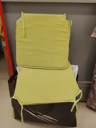 Cojines para Silla Verdes (4unidades), y mas cosas