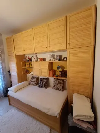 Mueble dormitorio infantil con 2 camas