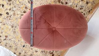 Silla terciopelo rosa