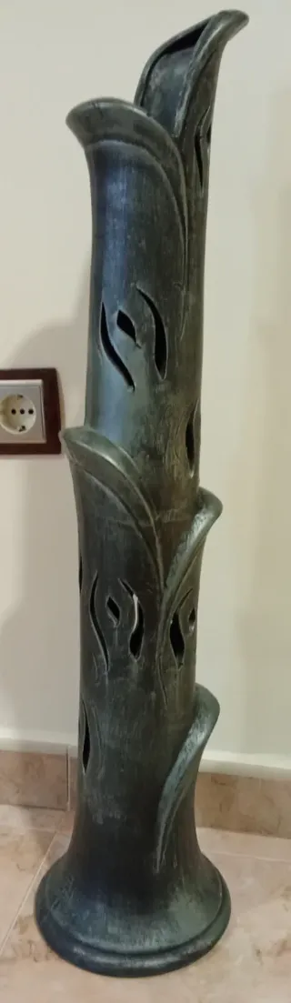 Conjunto jarrones decorativos de columna