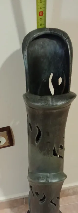 Conjunto jarrones decorativos de columna