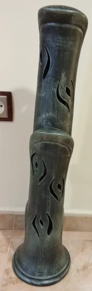 Conjunto jarrones decorativos de columna