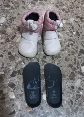 Zapato Feroz Rocker Rosa palo Talla 24