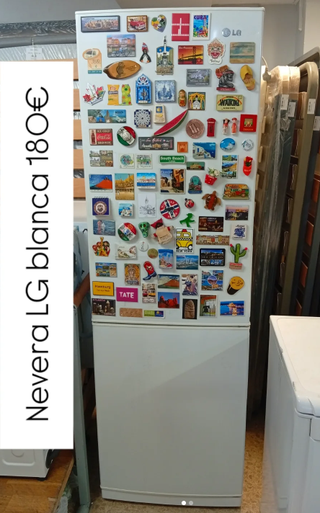 NEVERA LG BLANCA
