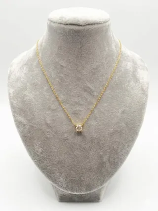 Gargantilla oro y brillante