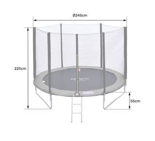 Cama elástica Alice Garden 245cm