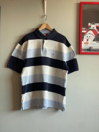 Polo tommy hilfiguer talla XL rayas azules