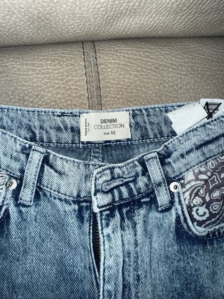 Jeans patchwork bandana