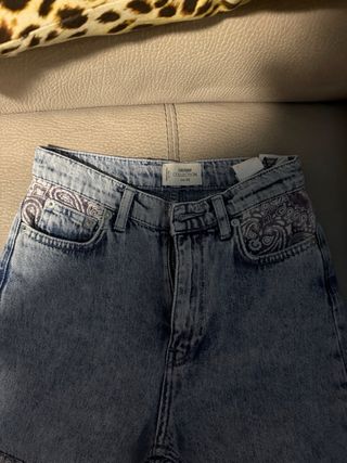 Jeans patchwork bandana