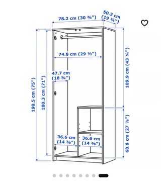 Armario Blanco Ikea Brimnes