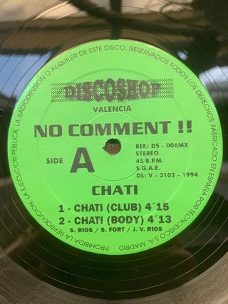 MAKINA 1994.  DISCOSHOP. VALENCIA  muy buen estado