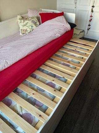 Cama nido Ikea Bygland con colchones