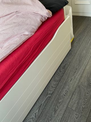 Cama nido Ikea Bygland con colchones