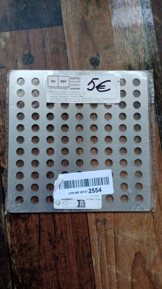 Cubierta de Drenaje SIYOTO 6x6 Acero Inoxidable 30