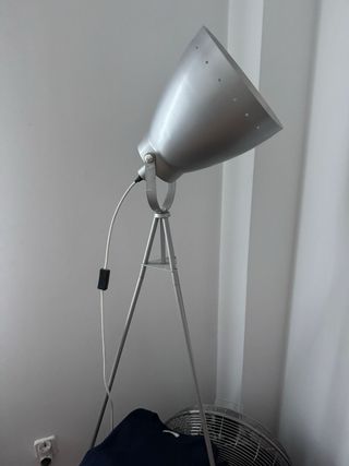 Lámpara de pie Casa plateada